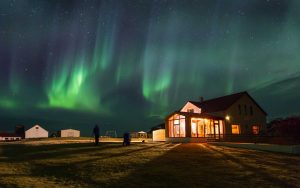 The northern lights over Iceland, seen on an Altervan aurora-chasing trip