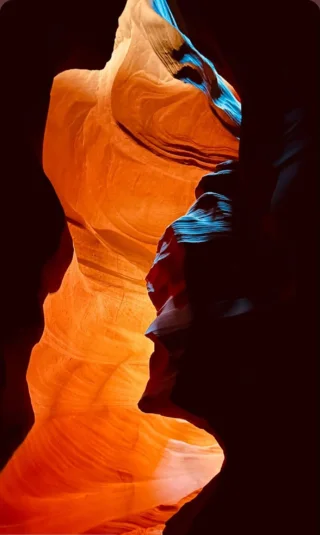 Το φως μέσα στο Antelope Canyon